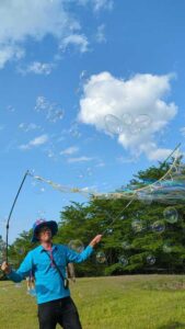 ★☆飛ばそう！ジャンボ しゃぼん玉☆★