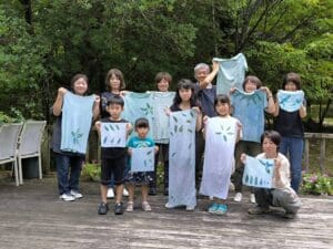 ★☆藍の生葉染め体験☆★